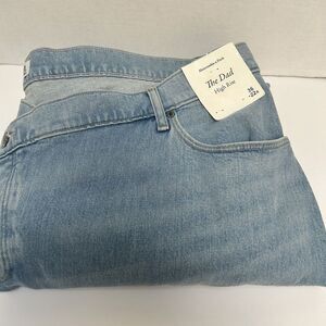 Abercrombie & Fitch NWT Size 36/22R Regular The Dad High Rise Light  Wash Jeans‎